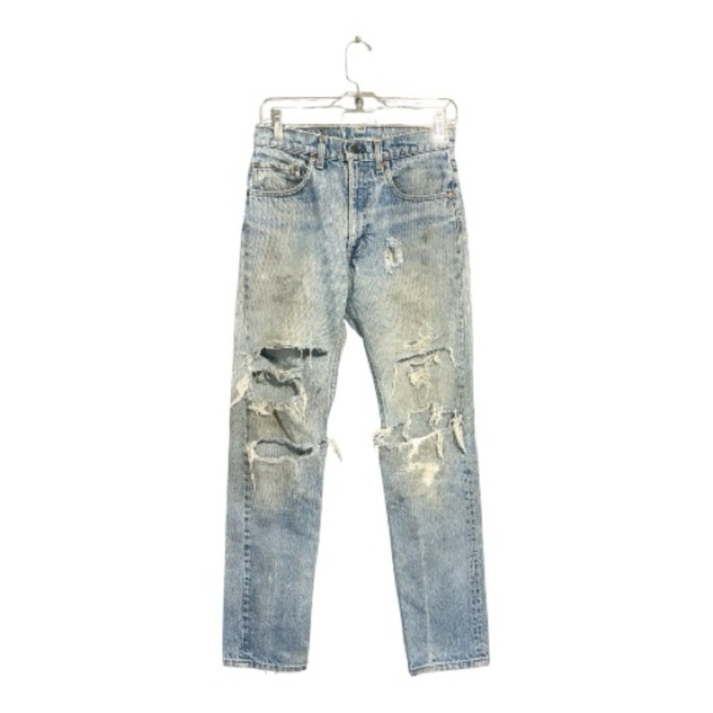 LEVI’S 505 Vintage Trashed Distressed Jeans